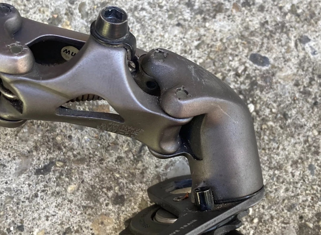 Shimano XTR RD-M953 Rear Derailleur 9 Speed Medium Cage Mid Gray Vintage MTB - Image 11