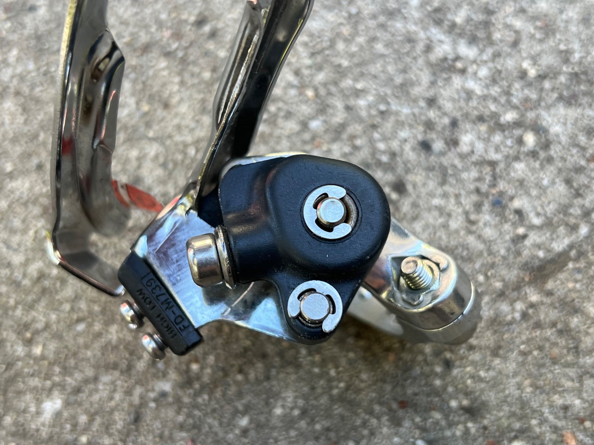 NOS Shimano Deore XT FD-M739 Front Derailleur 31.8mm Bottom Pull Low Clamp MTB - Image 8