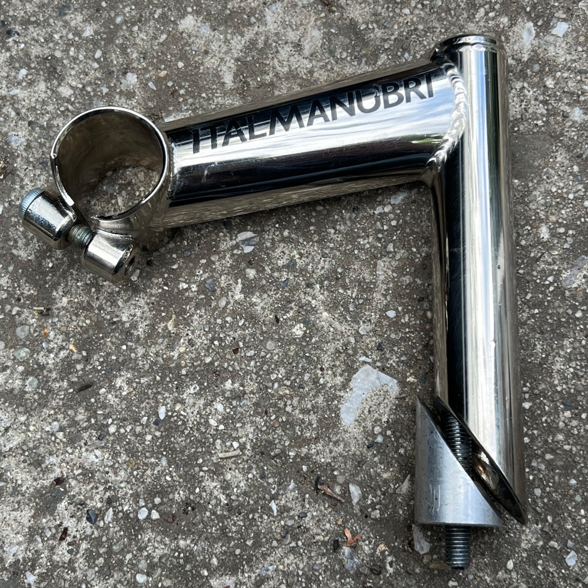 ITM Eclypse 100x26.0mm Steel Quill Stem 1” Chrome Vintage Retro Road Italmanubri - Image 11