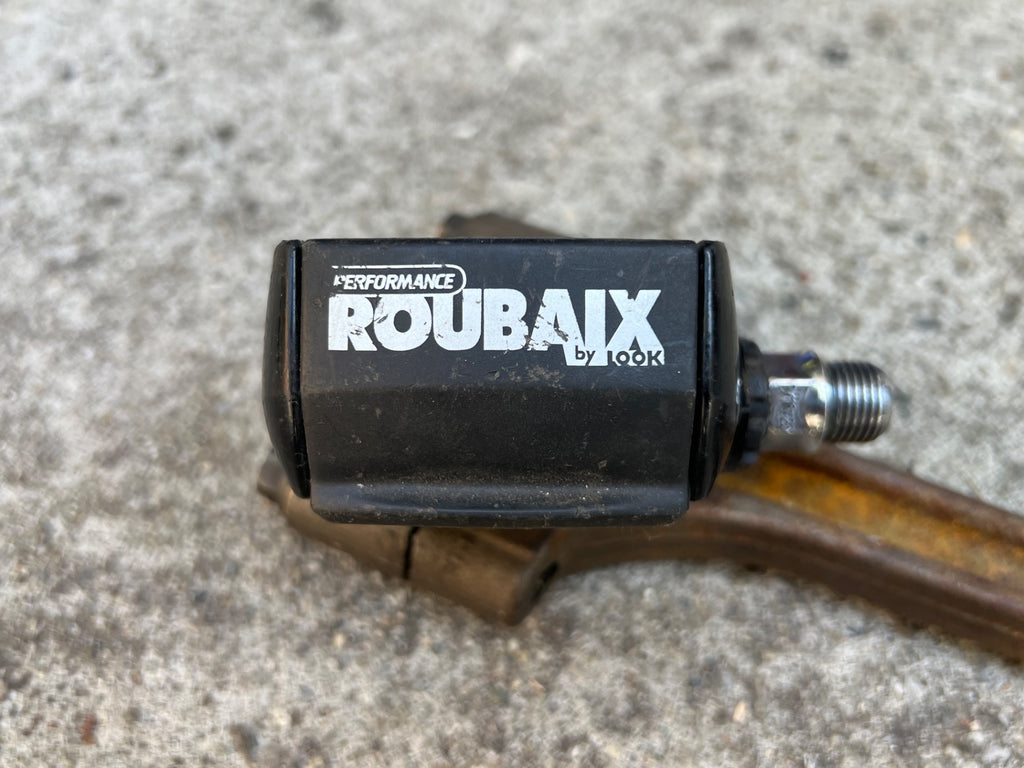 Used Look Roubaix Performance Clipless Pedals Black Vintage Retro Road ARC Gravel-Bicycle Bin
