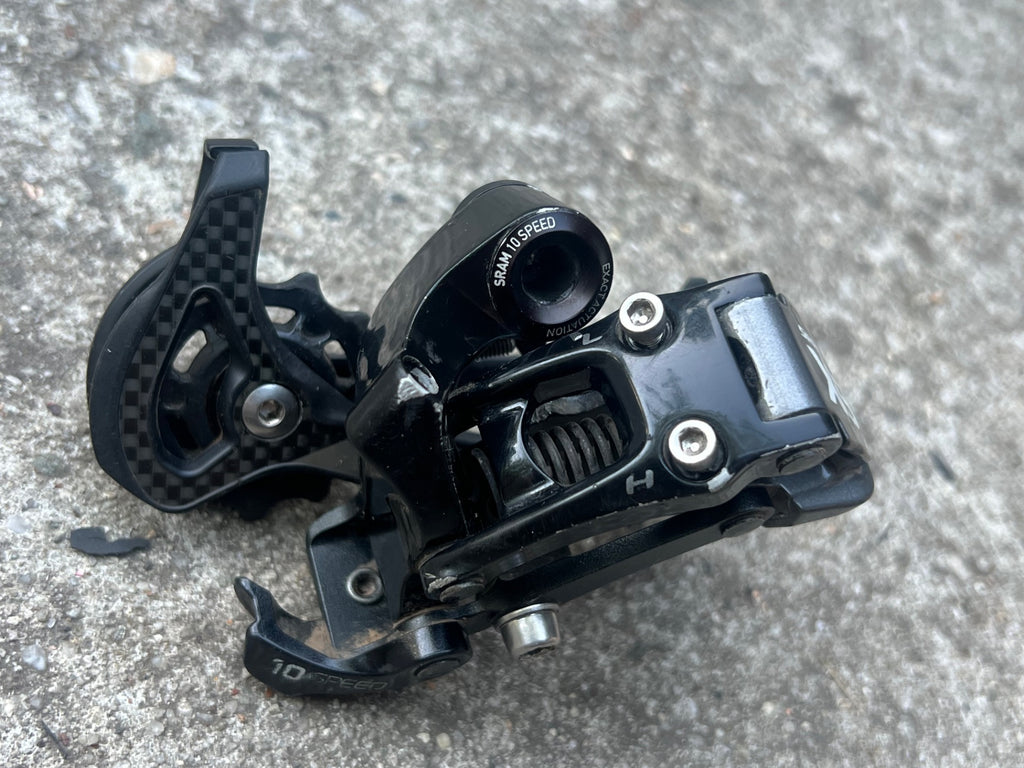 SRAM X9 10 Speed Carbon Rear Derailleur Exact Actuation Black MTB Mountain Long  - Image 9