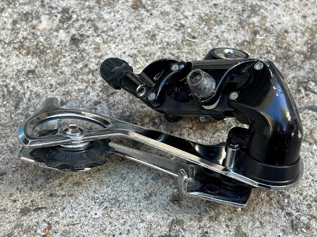 Used Shimano Deore LX RD-M560 Rear Derailleur 7 Speed Vintage Retro Mountain Bike-Bicycle Bin