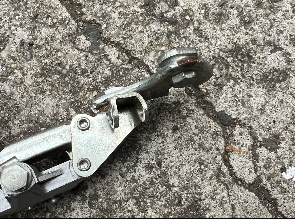 Used Huret ECO Short Cage Rear Derailleur Vintage Road Bike 5/6/7 Speed Silver Gray-Bicycle Bin