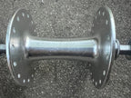 Used Bianchi Pista 100mm 32H Hole High Flange Front Hub Track Bolt On Silver Solid-Bicycle Bin