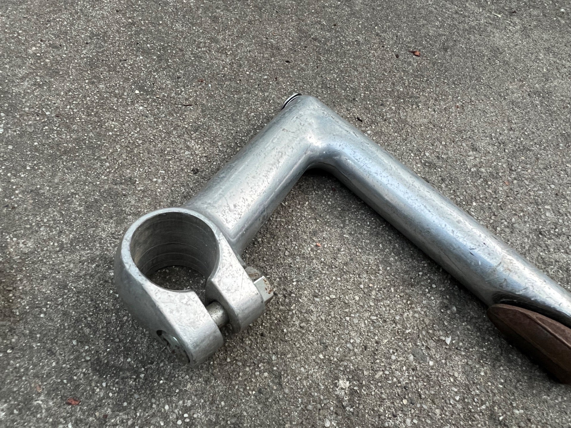 Win 25.4x100mm 1in Quill Stem Vintage Road Touring Bike 22.2 Silver Gray  - Image 8