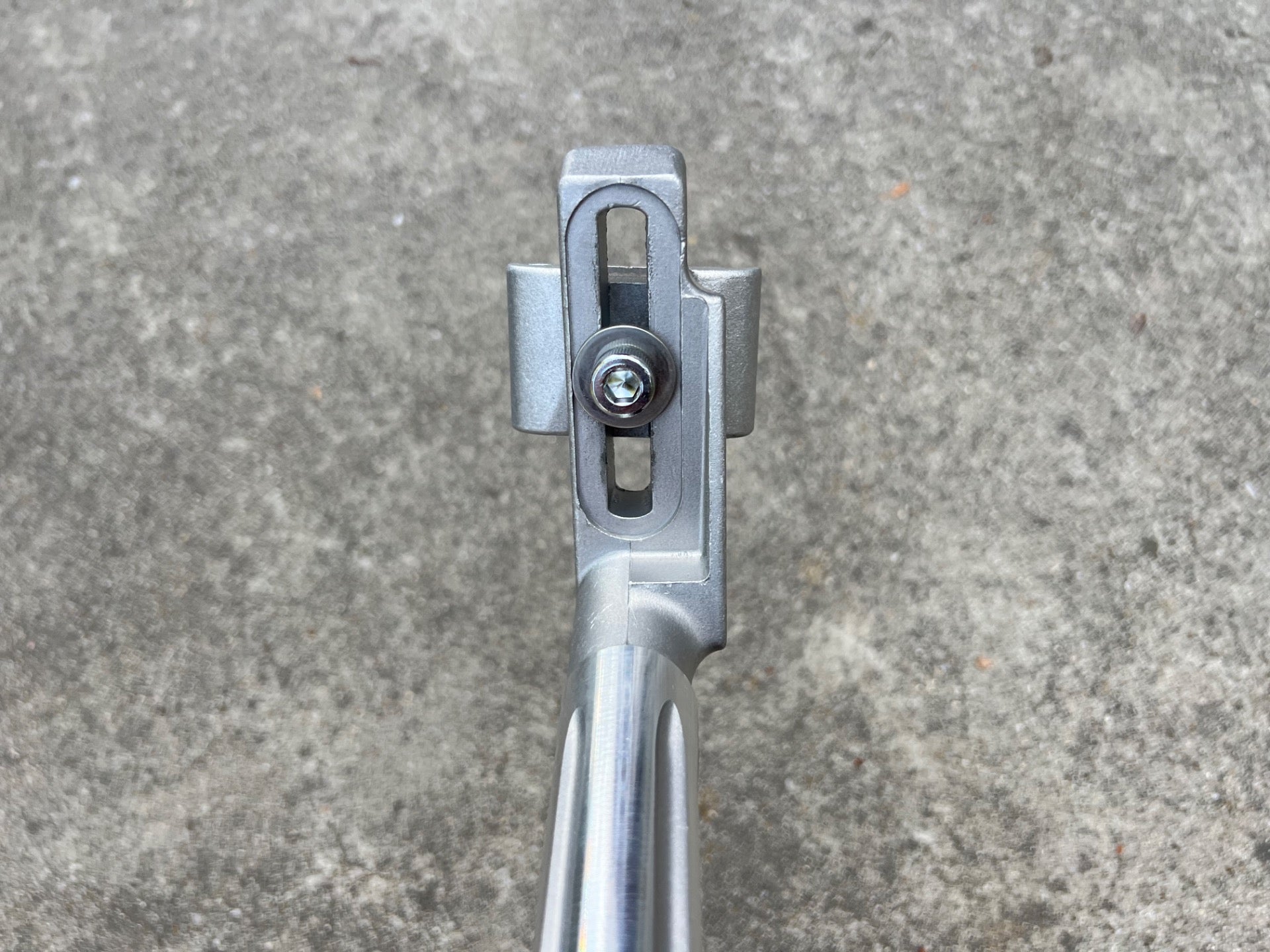 NOS SR MTE-100 Seatpost 26.4x260mm Vintage Adjustable Bolt MTB ATB Silver Alloy - Image 13
