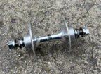 Used Suzue Pro Max Track Hubset Silver 100/120mm 32H Hole Flip Flop High Flange Road-Bicycle Bin