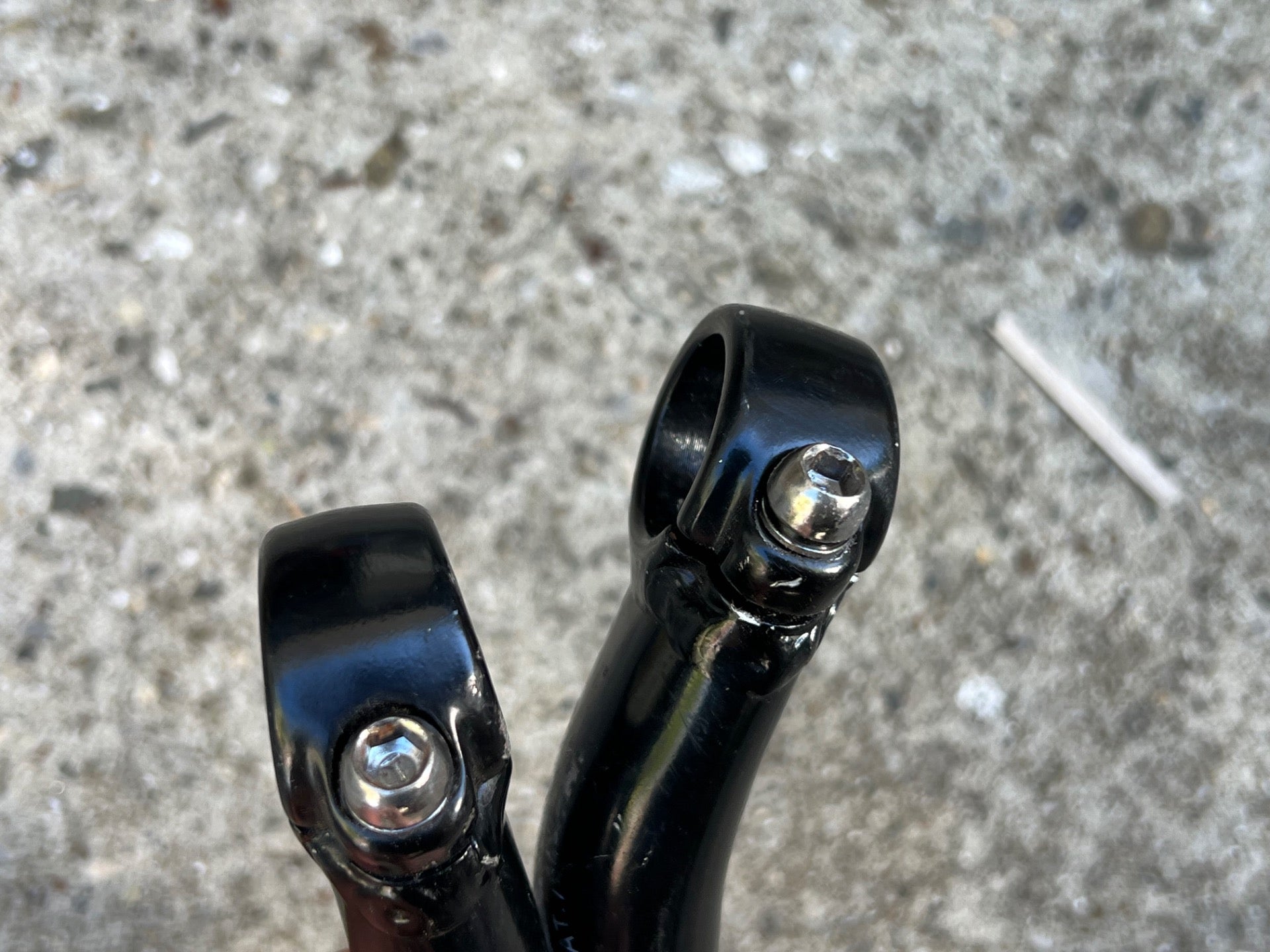 Onza Aluminum Bar Ends Black Vintage MTB Mountain Bike Angled Retro 22.2 - Image 8