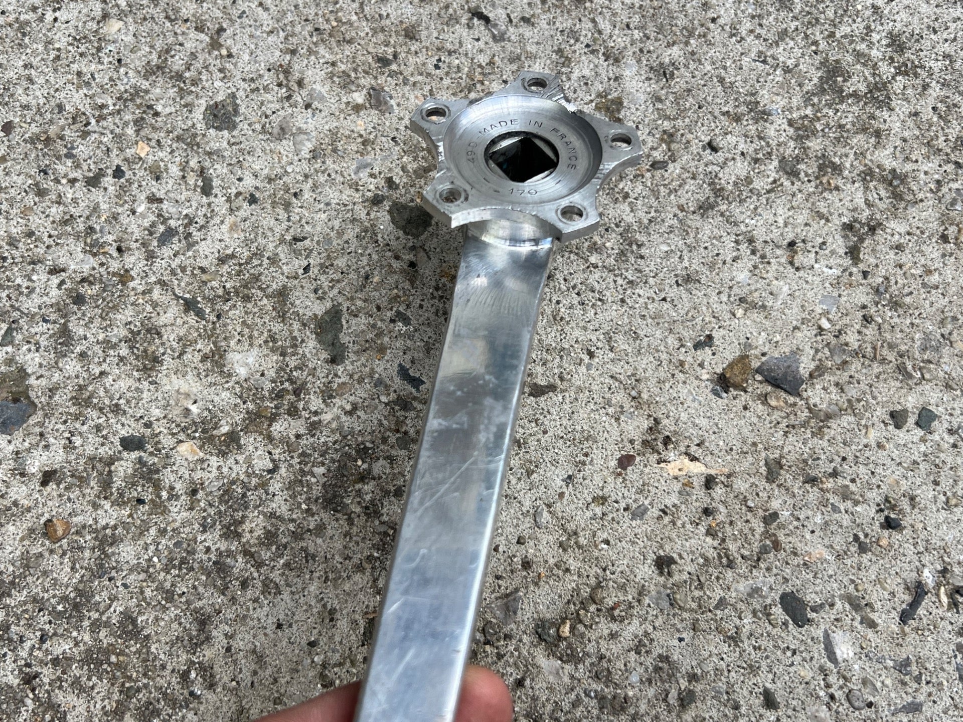 Stronglight 49D 170mm Cranks 50.4 BCD 5 Bolt Vintage Touring Road Bike Retro  - Image 15
