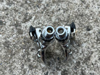 Used Smooth Shimano Dura Ace PD-7410 SPD Clipless Pedals Vintage Retro Road Bike 9/16-Bicycle Bin