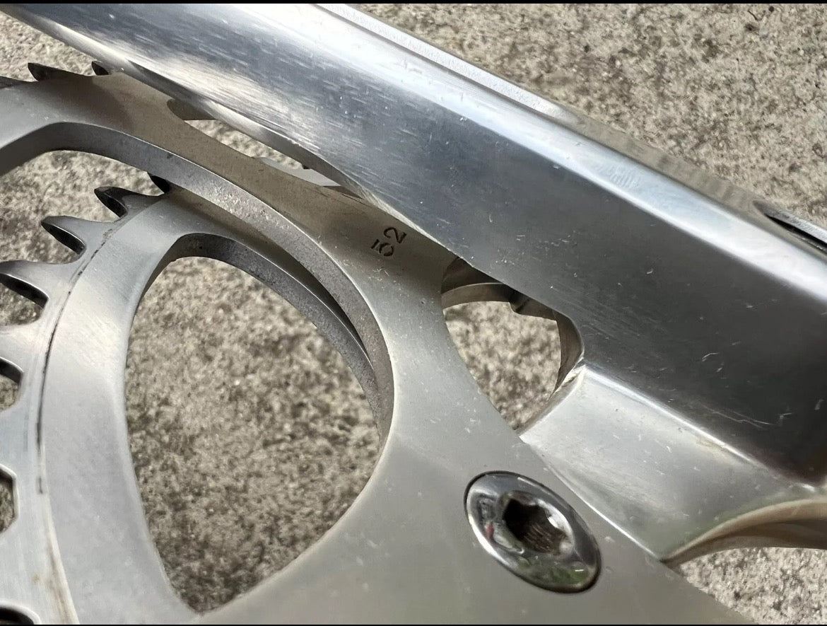 NICE Shimano 600 Touring Forged Crankset 52/42 170mm 3 Bolt Vintage Retro Road - Image 17