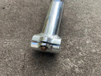 Used Titec 125x25.4mm Threadless Stem 1 1/8” Silver Aluminum MTB Mountain Bike 7 Deg-Bicycle Bin