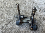 Used Shimano STX BR-MC30 Brakes Brake Set Vintage Retro Mountain MTB Silver Anodized-Bicycle Bin