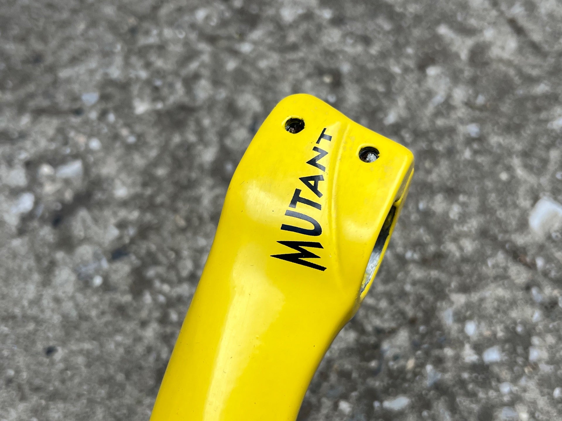 3T Mutant Stem 110x25.4mm 1in Threadless Yellow MTB Mountain Bike Aluminum Retro - Image 11