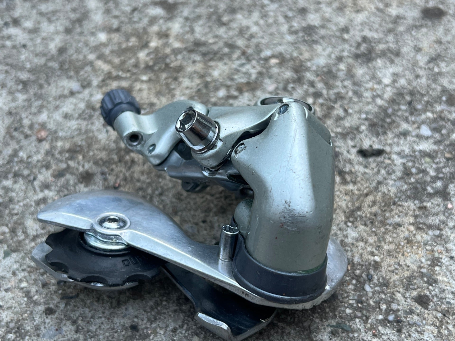 REBUILT Shimano 105 RD-1055 7 Speed Short Cage Rear Derailleur Vintage Road - Image 8