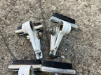 Used Shimano BR-AT50 Brakes Brake Set White Cantilver Vintage MTB Touring Retro ATB-Bicycle Bin