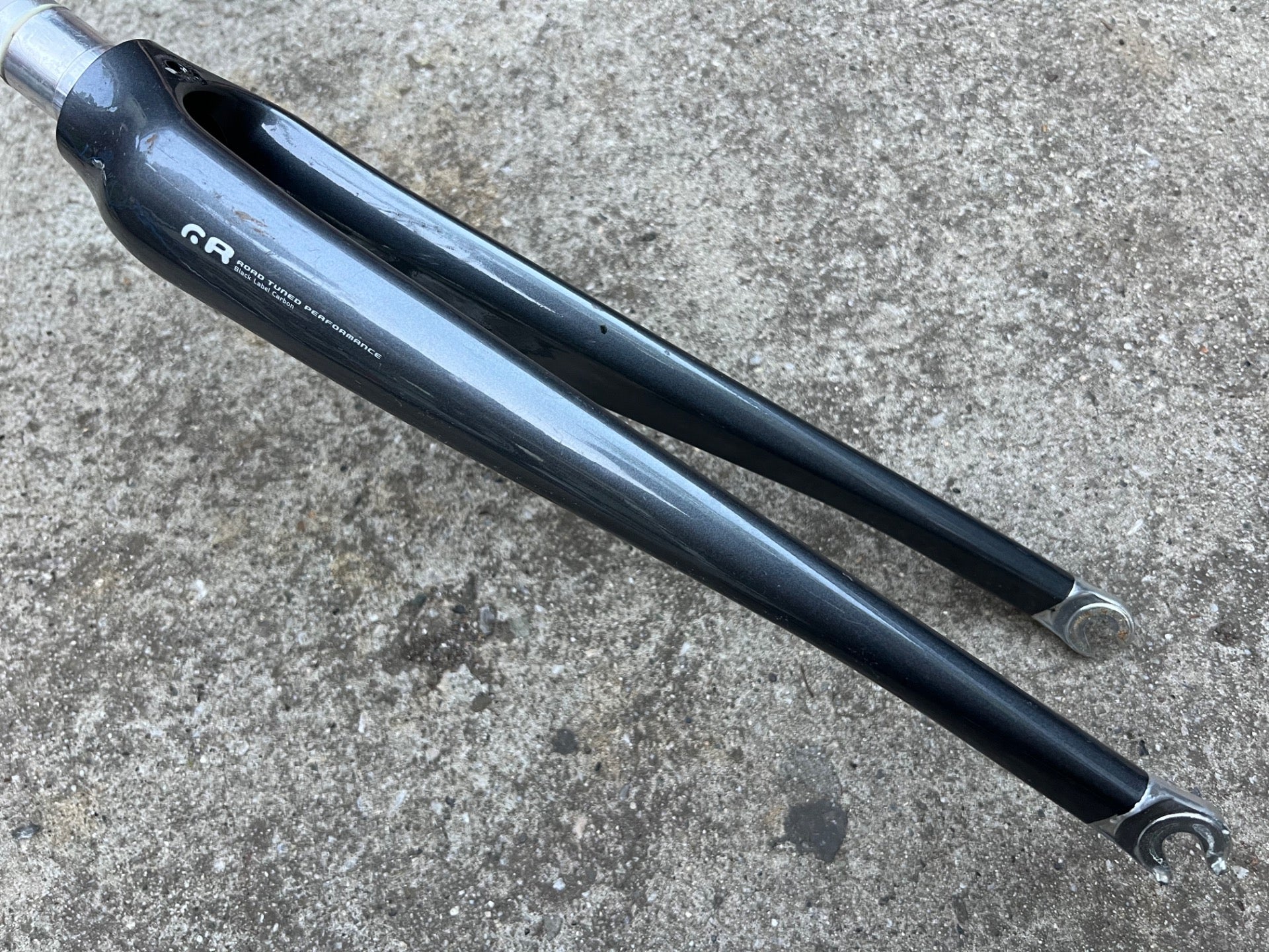 Carbon 700c 1 1/8in Threadless Road Tuned Performance Black Label Fork Gray Bike - Image 13