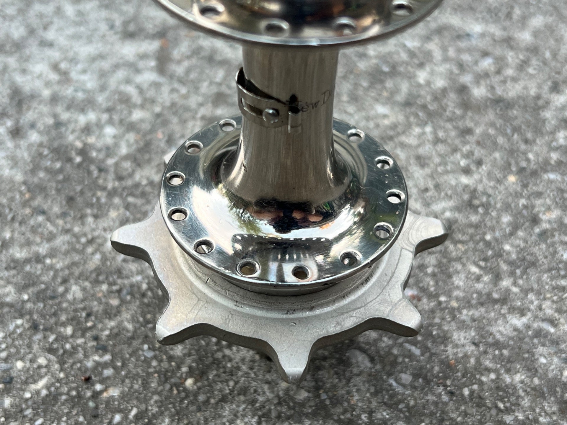 NOS New Departure Track Hub 28H Hole 110mm Fixed Gear Skip Tooth Antique Vintage - Image 10