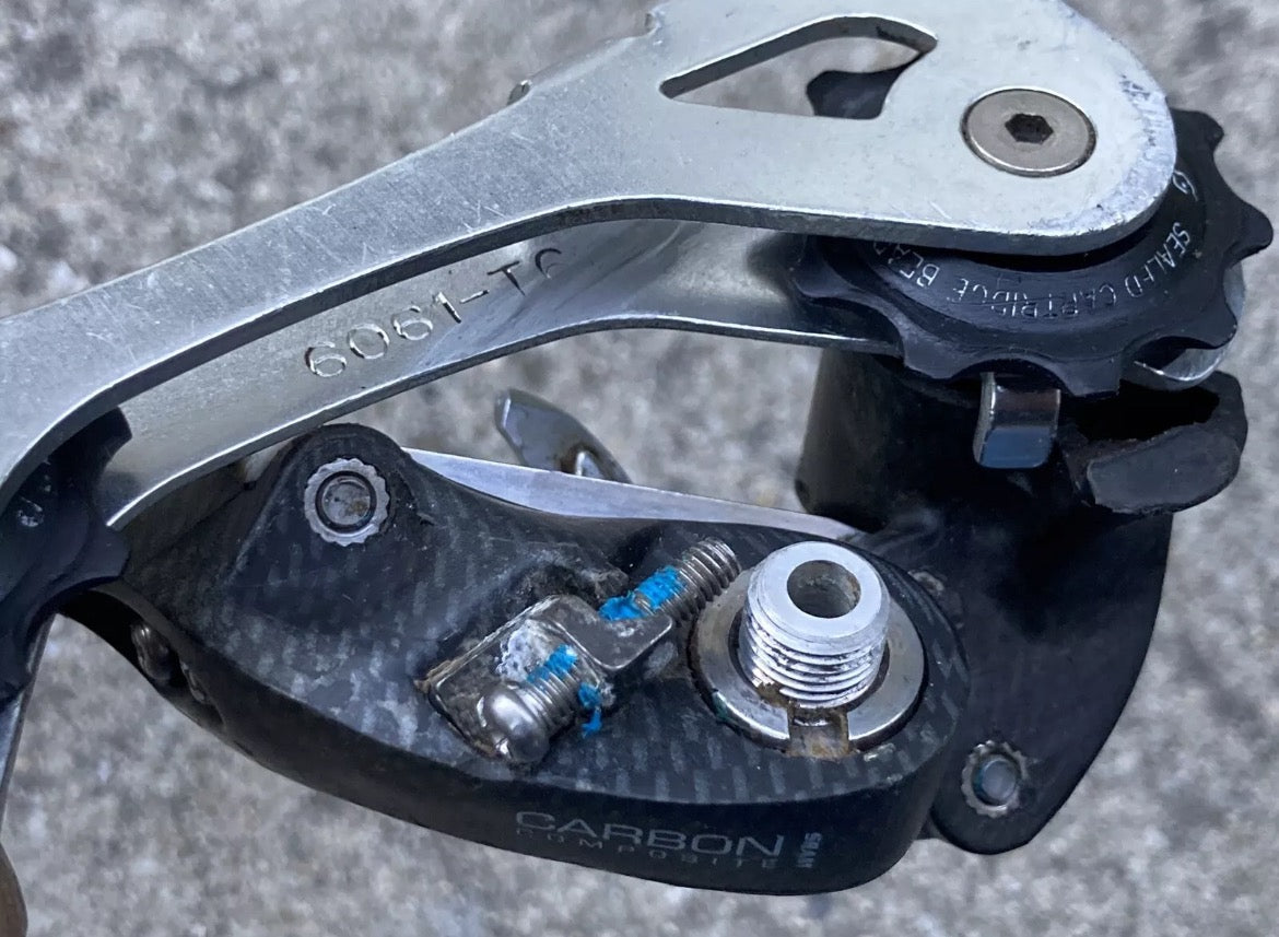SRAM ESP 9.0 1:1 Carbon Rear Derailleur Vintage 8 Speed Silver MTB Vintage - Image 8