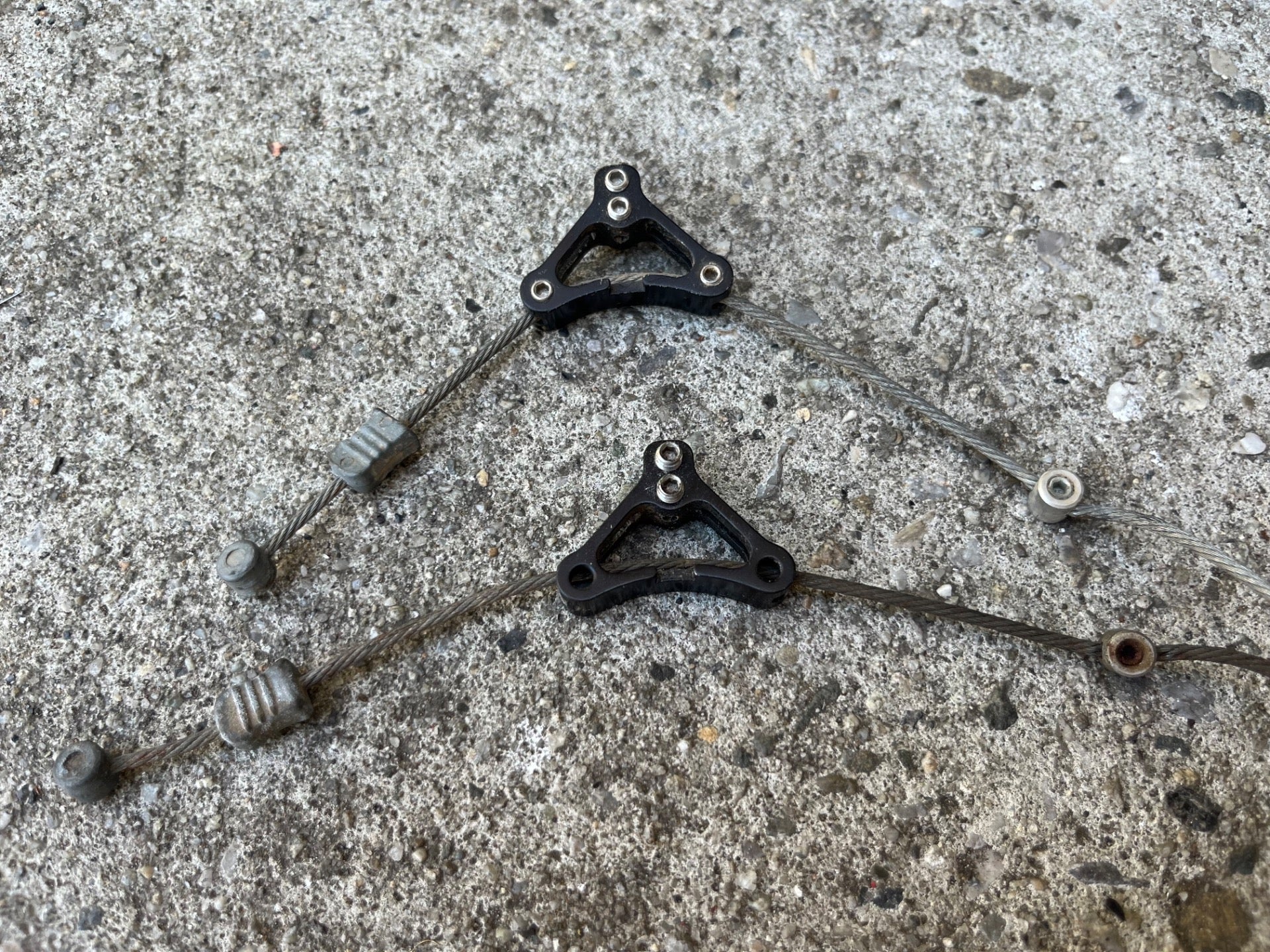 Avid Tri Align Cantilever Brakes Brake Set Vintage MTB Mountain Bike Black Ano - Image 8