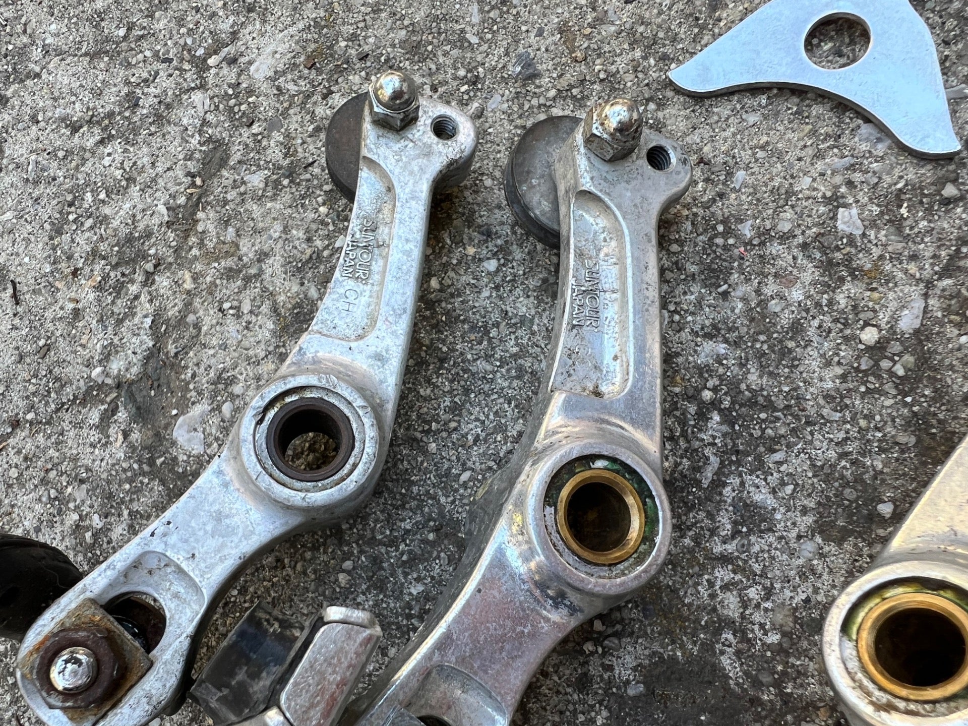 Suntour Roller Cam Brake Set Brakes Vintage MTB ATB Retro Mountain Bike Silver  - Image 10