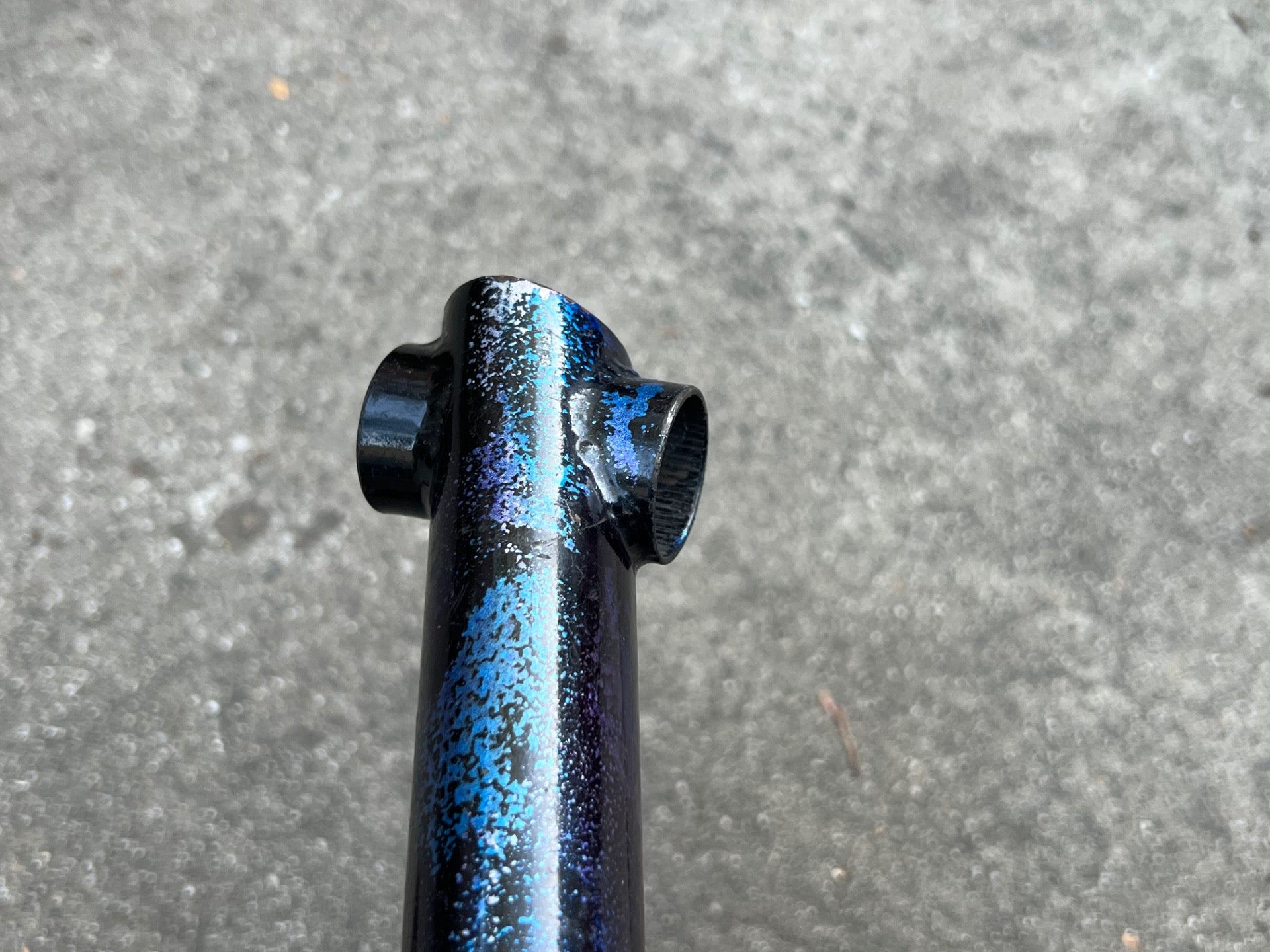 GT Flip Flop 120x25.4mm Stem Black Purple Blue Midnight Aurora Splatter 1991  - Image 8