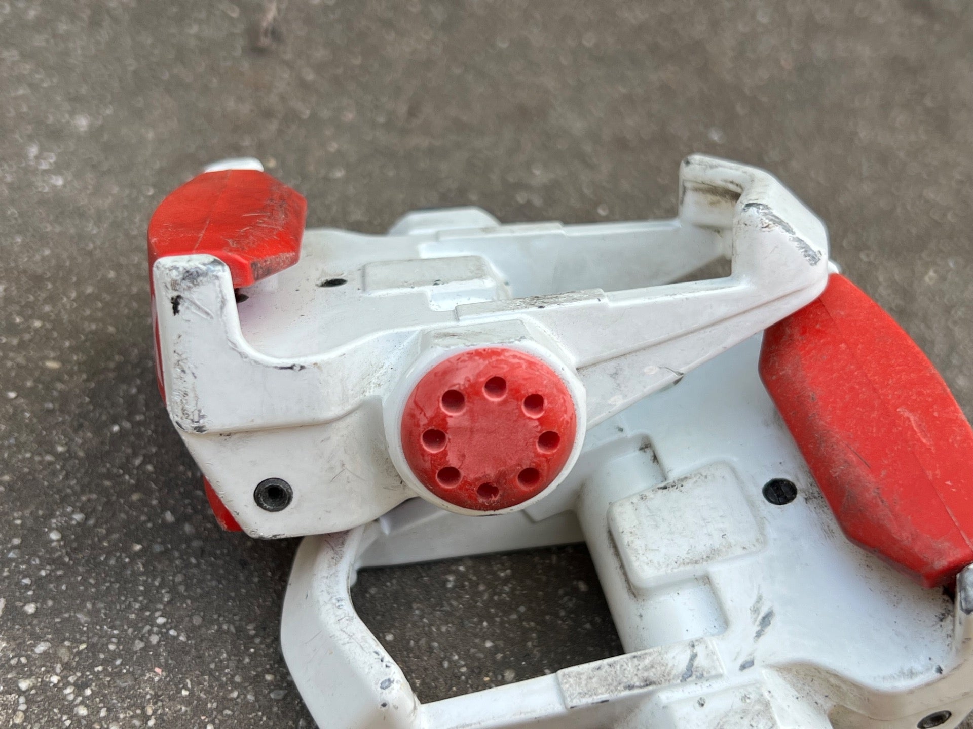 LOOK PP56 Delta Road Bike Clipless Pedals 9/16" CrMo Spindle 3 Bolt Red White TT - Image 8