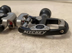 NOS NEW Ritchey Pro SPD-R Road Bike Clipless Pedals Vintage Matte Black Silver-Bicycle Bin
