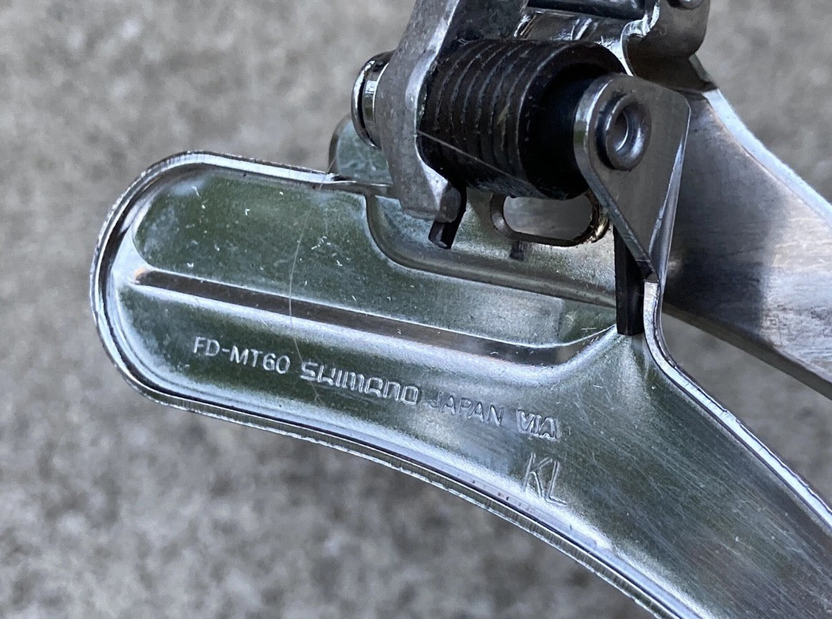 Shimano Deore FD-MT60 31.8mm Front Derailleur Bottom Pull Band Clamp Triple - Image 8