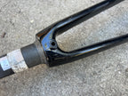 Used Felt Carbon Fork 700c 1 1/8” to 1 1/2” 8” Tapered Steerer Black Road Bike Fiber-Bicycle Bin