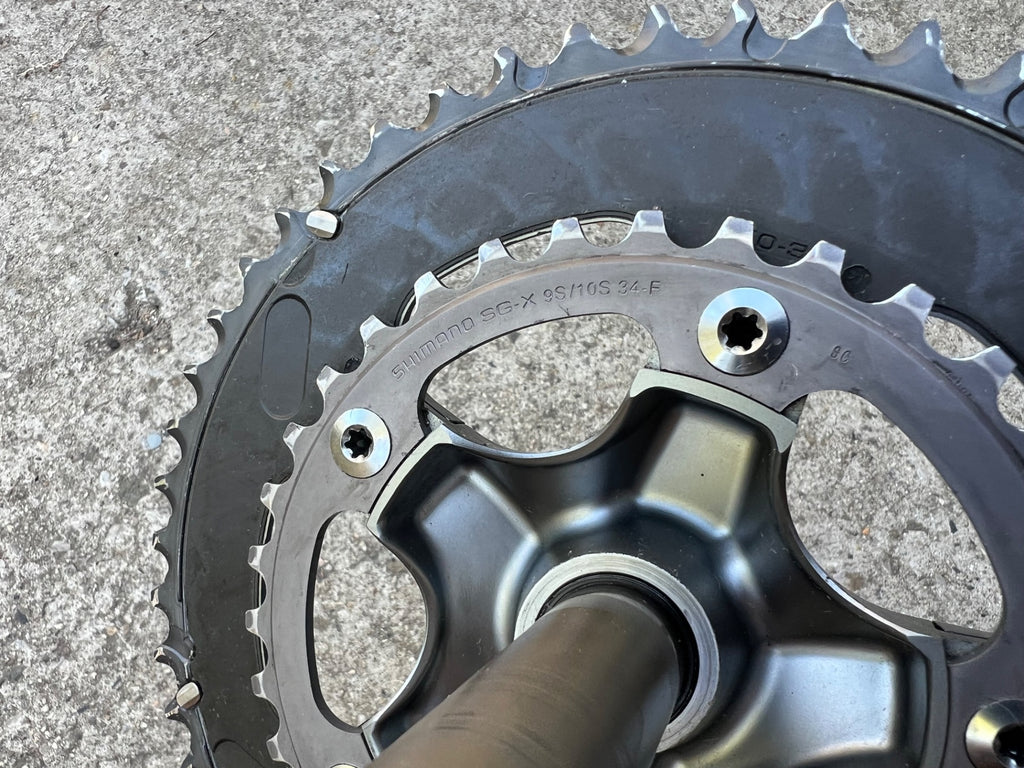 Shimano Ultegra FC-6750 34/50T 172.5mm Crankset 24mm Double 9/10 Speed Road Gray - Image 16