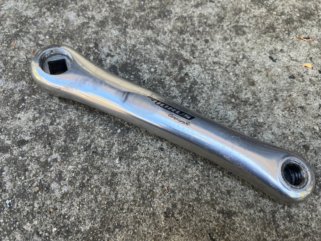 Used Campagnolo Chorus 170mm Crankset 135 BCD Vintage Road Bike Silver Aluminum Alloy-Bicycle Bin
