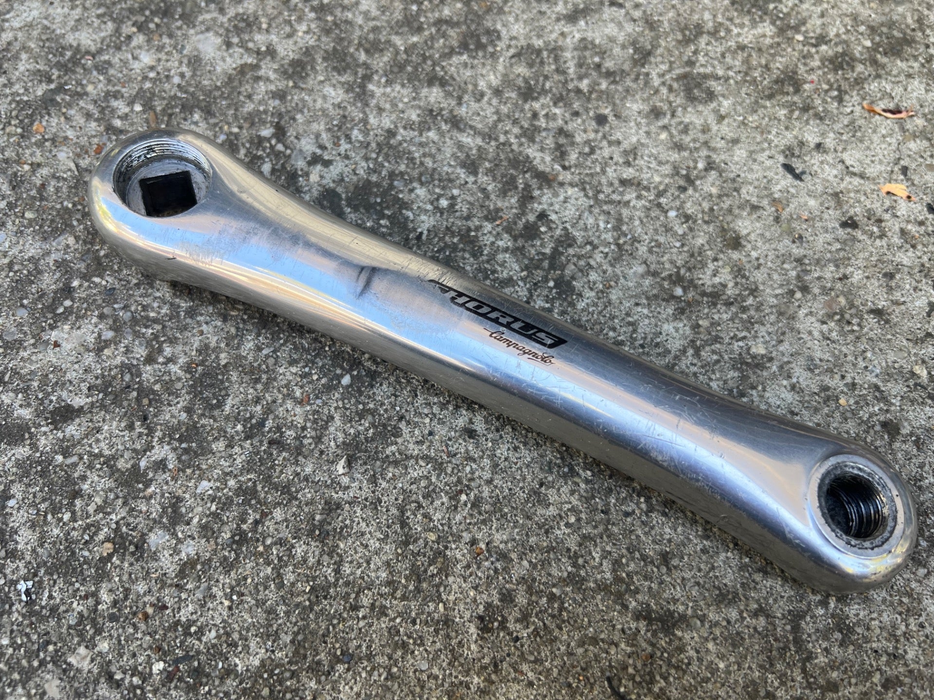 Campagnolo Chorus 170mm Crankset 135 BCD Vintage Road Bike Silver Aluminum Alloy - Image 11