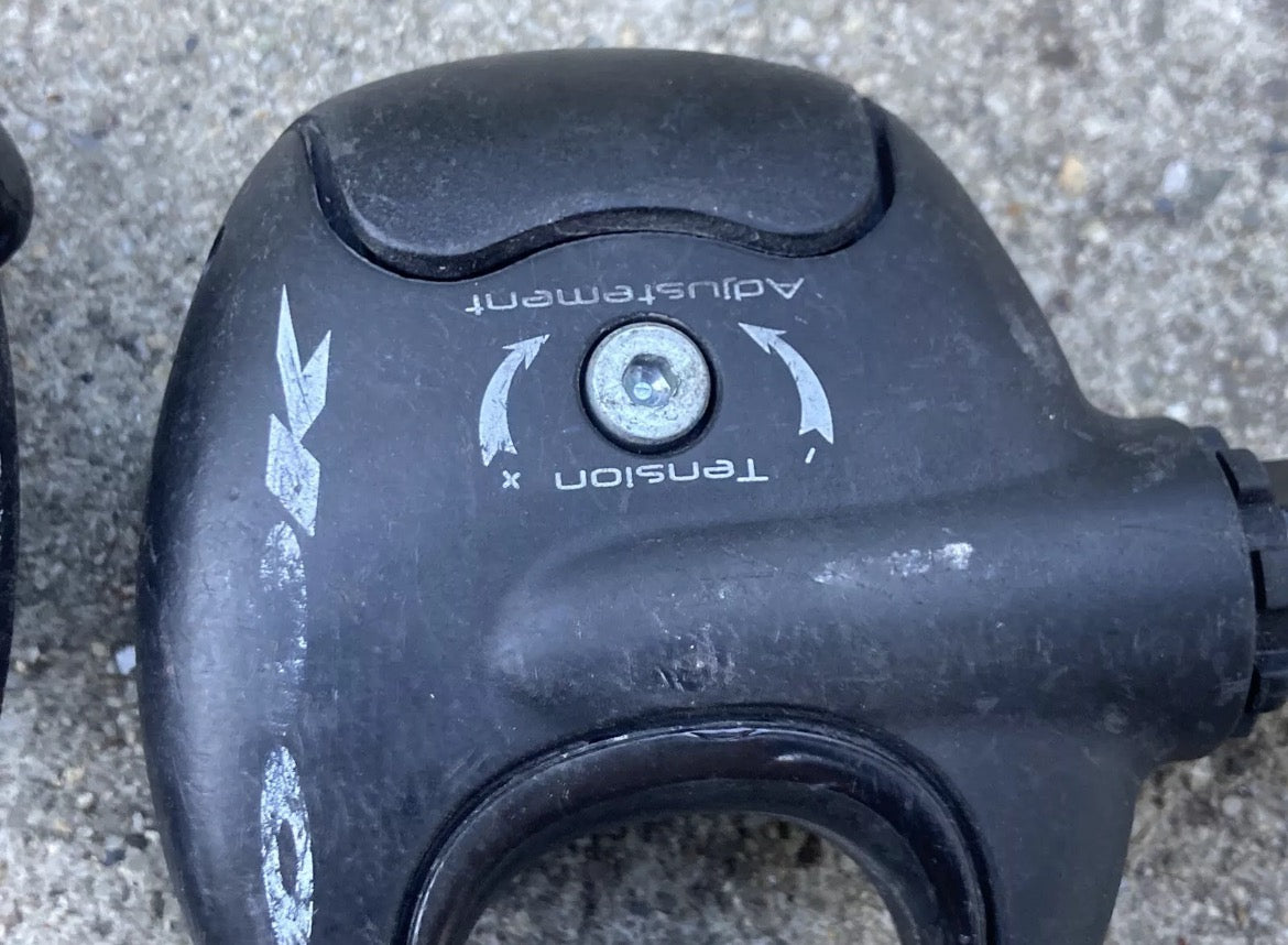 LOOK Clipless Black Vintage Retro Road Gravel Plastic Steel Tension Adjustement - Image 8