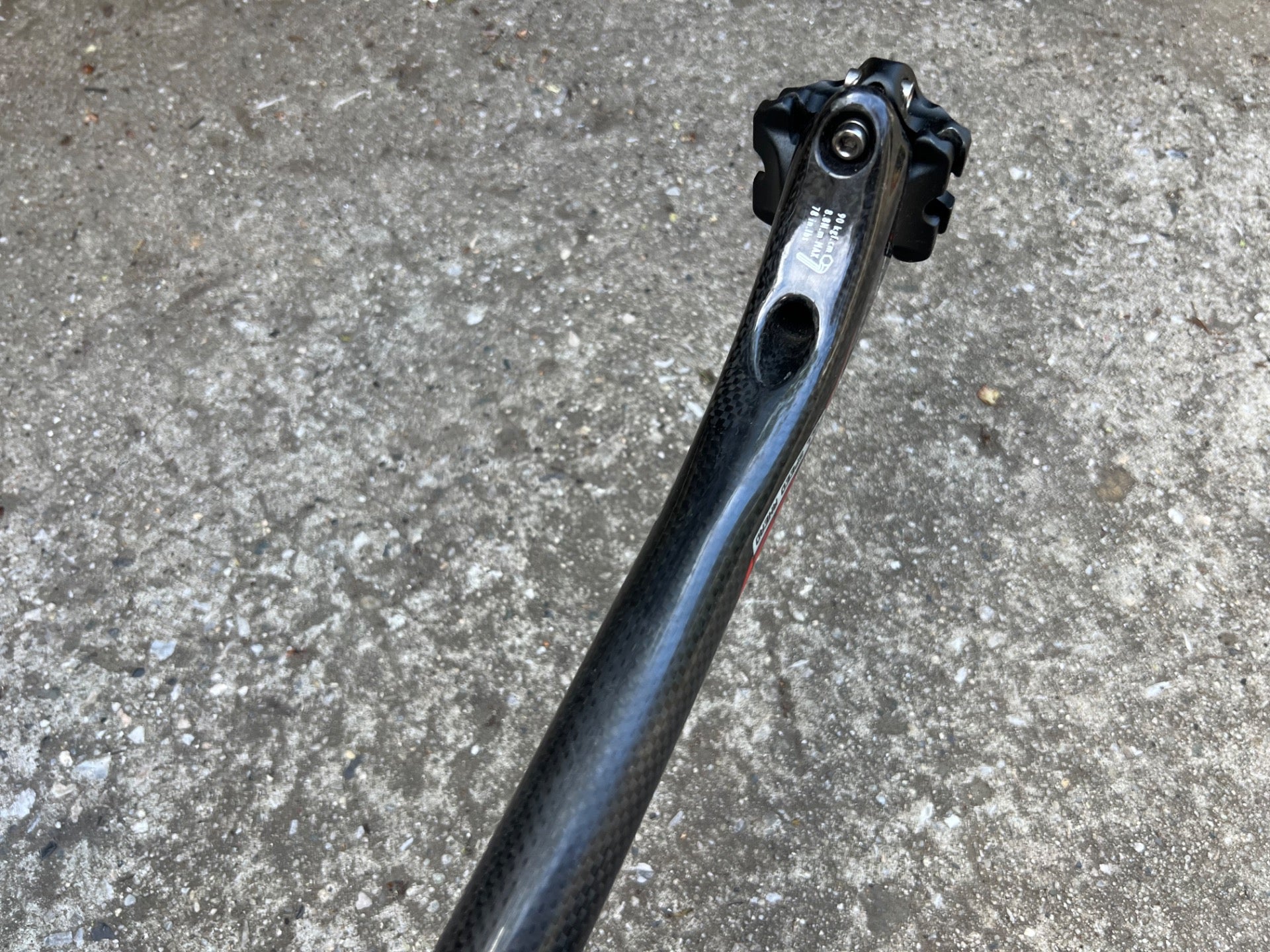 NICE FSA K-Force Light SB25 Carbon Seatpost 27.2x350mm Road Bike Black Racing  - Image 11