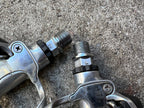 Used Campagnolo Chorus Clipless Pedals Pro Fit Vintage Road Gravel Gray Campy-Bicycle Bin