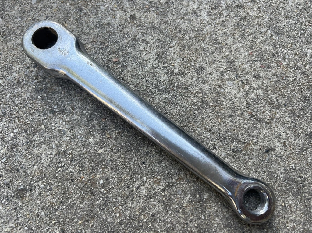 Raleigh Cotter Pin Crankset Sir Walter Stamp Steel Chrome 46T 60’s 70’s Vintage - Image 10