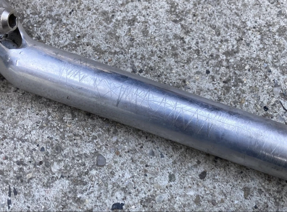 Shimano 600 AX SP-6300 27.2x200mm Type A Seatpost Pillar Vintage Road Track - Image 8