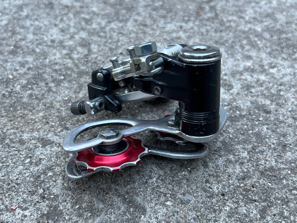 Used Shimano Crane Rear Derailleur Short Cage 5 Speed Black Vintage Road Bullseye-Bicycle Bin