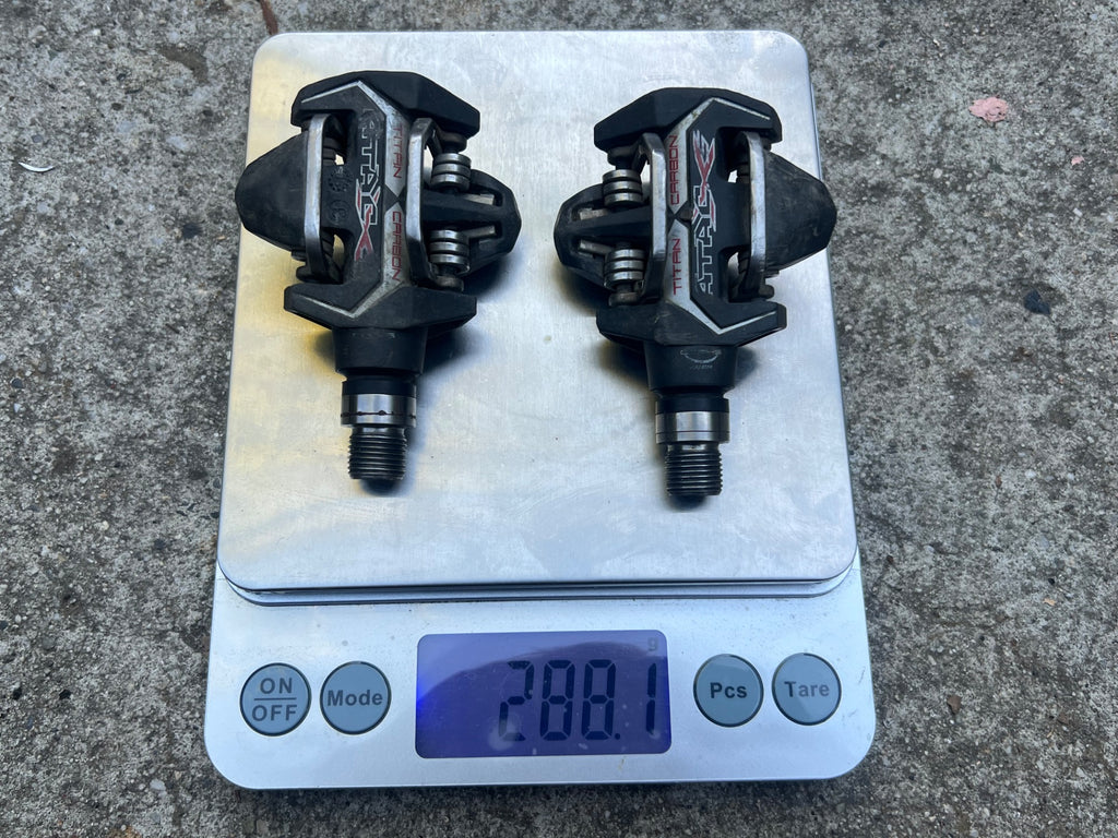 Time ATAC XS Titanium Carbon Pedals & Cleats Mountain Gravel MTB Clipless  - Image 8