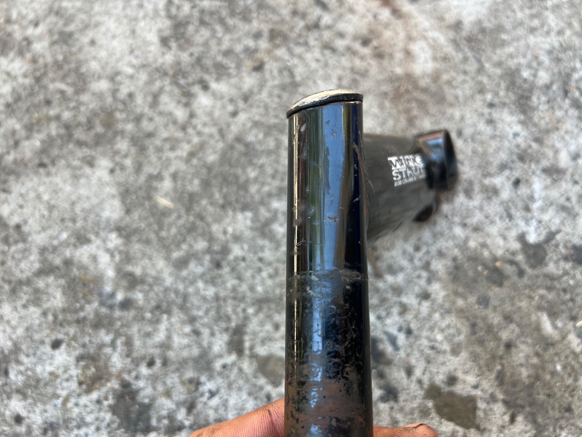 Haro Wing Strut Stem 1 1/8” 135x31.8mm Quill Steel Vintage Black MTB 4130 CRMO - Image 9