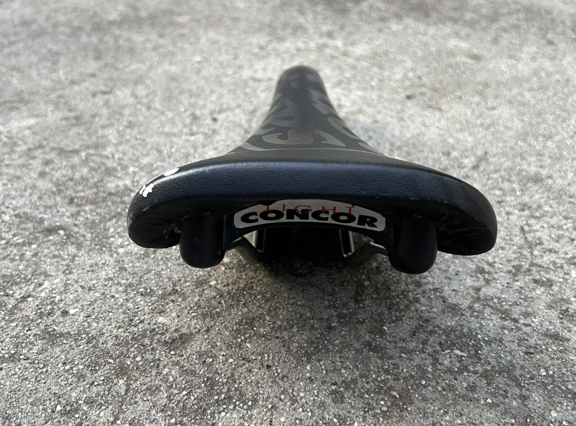 MINT Selle San Marco Concor Light Saddle Black Vintage Cycling Racing Retro  - Image 8