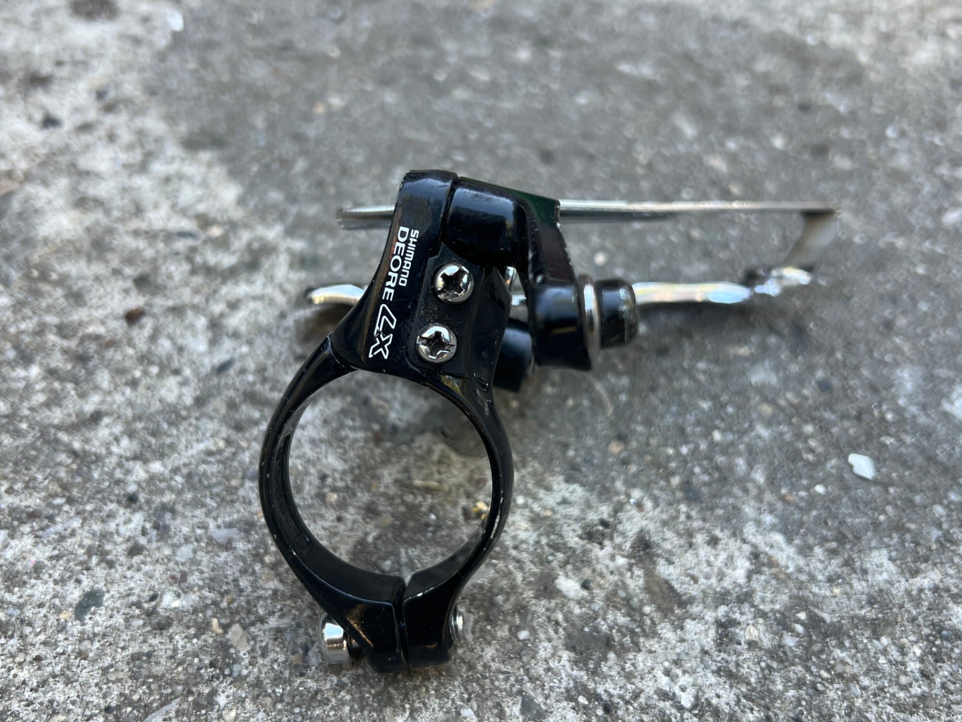 Shimano Deore LX FD-M560 34.9mm Bottom Pull Front Derailleur Vintage MTB Black  - Image 8