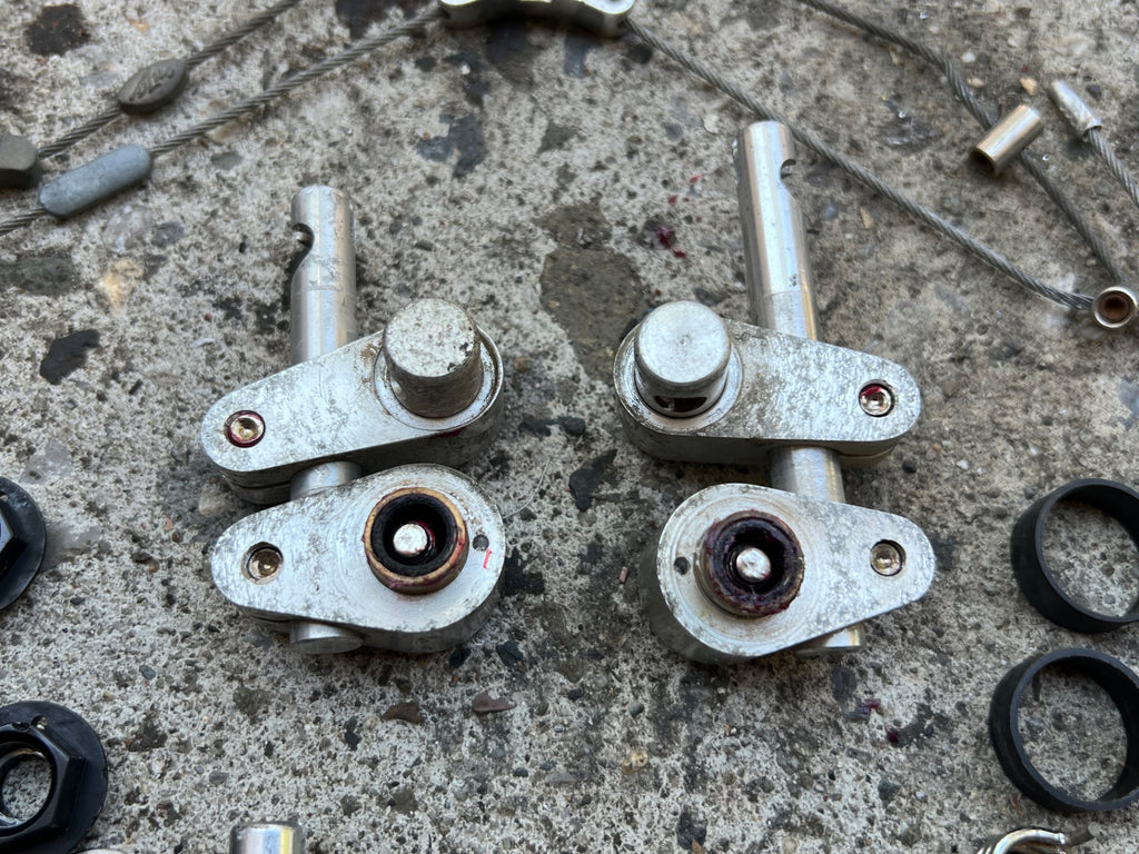 CRACKED Onza HO High Output Cantilver Brakes Vintage Retro Mountain Bike Silver  - Image 12