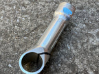 Used Qranc 125x25.4mm Stem 1 1/8” Threadless Silver Aluminum Vintage MTB Mountain-Bicycle Bin