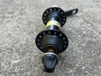 Used Shimano Deore LX 32H Hole HB-M564 Front Hub & Quick Release Vintage MTB Black-Bicycle Bin