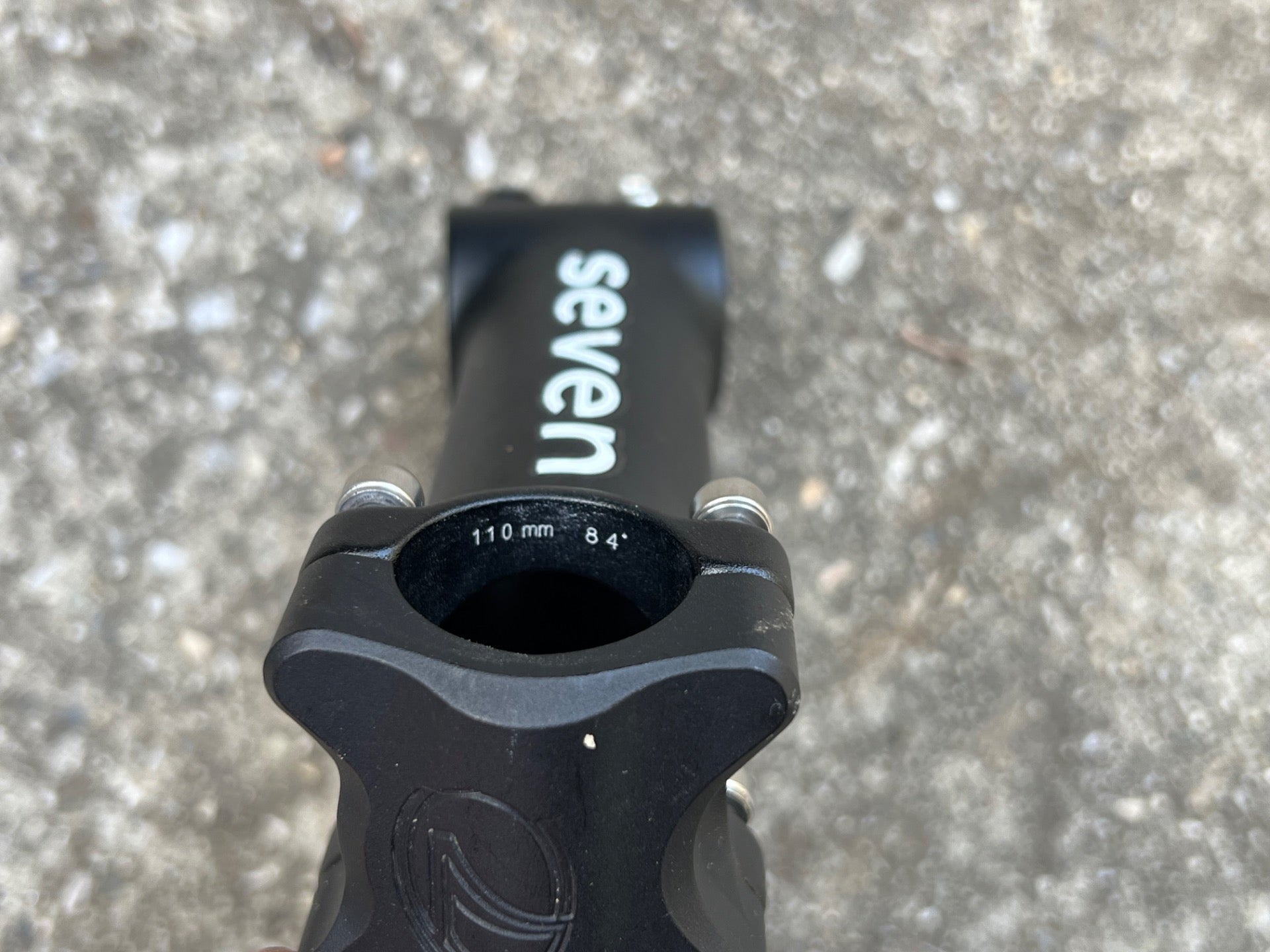 MINT Seven Cycles 110x26.0mm Stem -6 Deg Rise 1 1/8” Black Road Bike Aluminum  - Image 9
