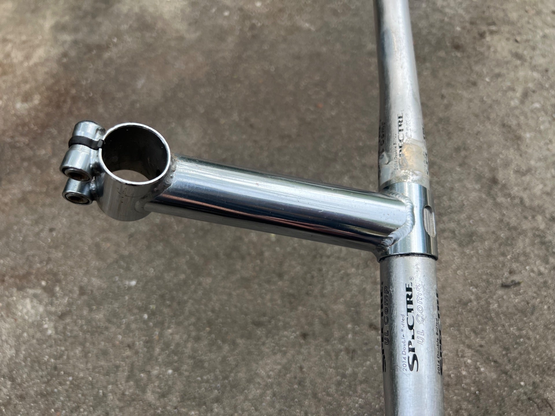 Spectre UL Comp Bars & Stem Combo 1in Threadless 560mm Vintage MTB Retro Chrome  - Image 9