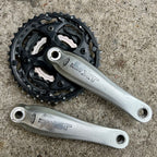 Shimano Deore XT FC-M752 Crankset Octalink 175mm Vintage MTB Silver 24-32-42 Triple