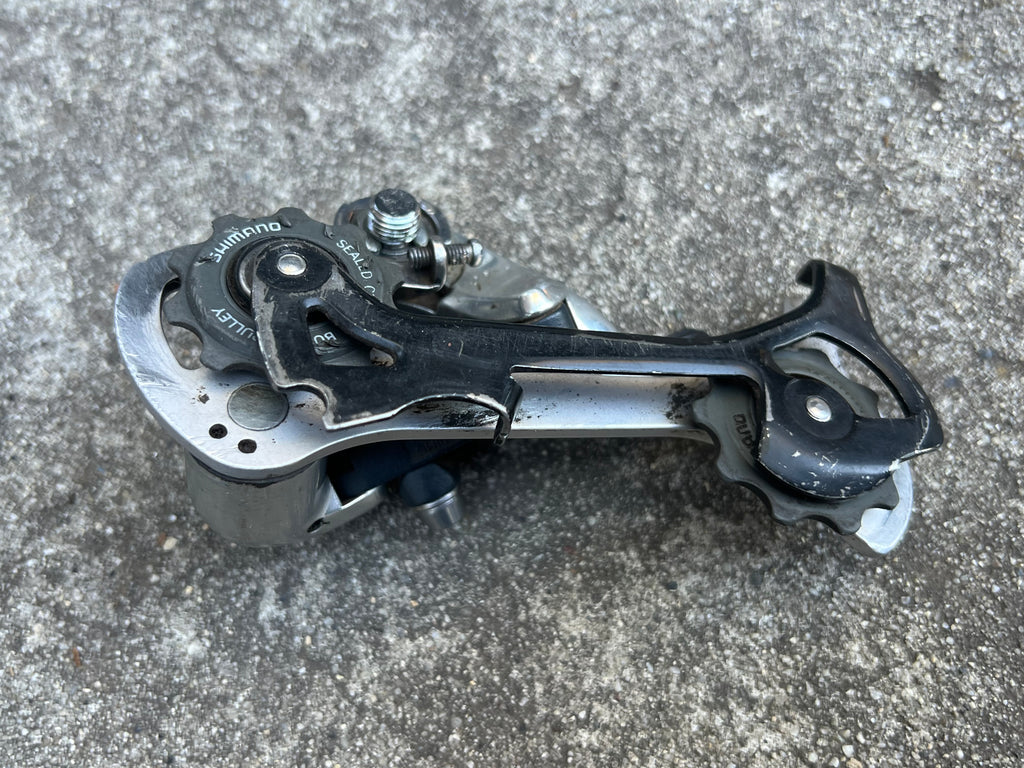 Shimano Deore XT RD-M737 8 Speed Rear Derailleur Long Cage Vintage MTB Mountain Bike